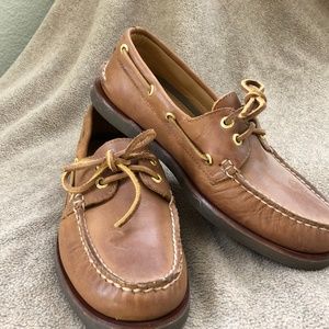 Sperry Top Siders light brown Mens size 7.5